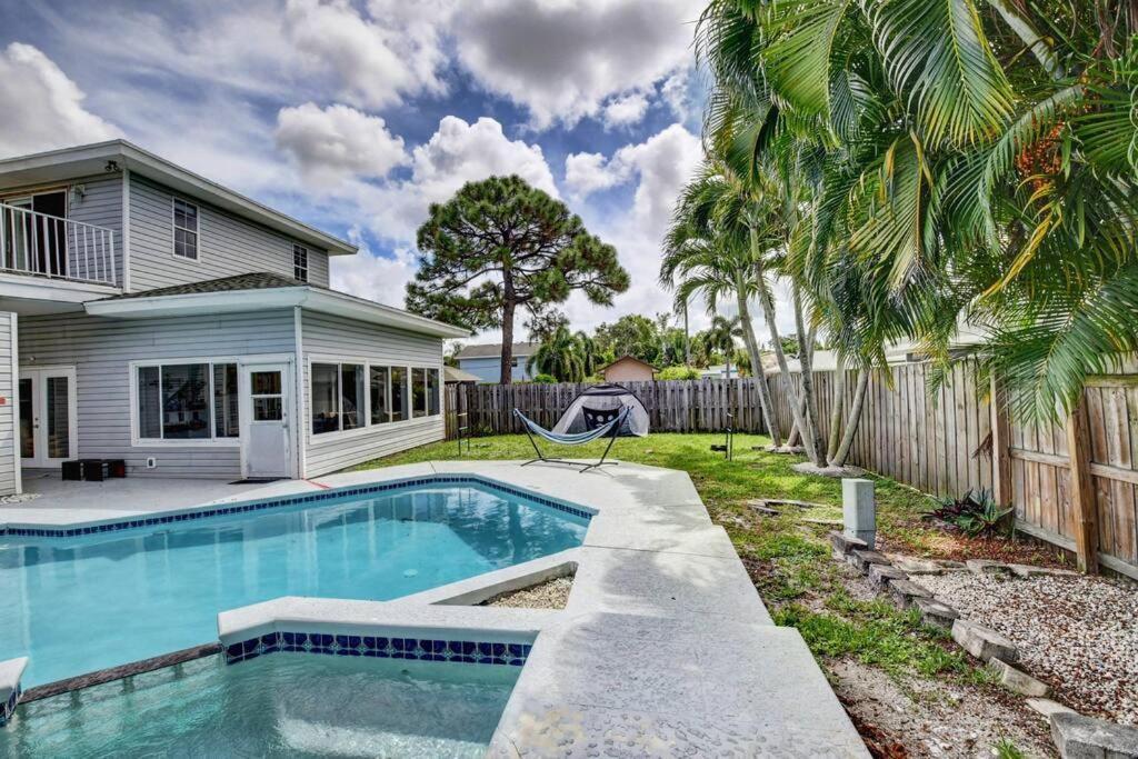 5 Bedroom Mansion With Pool And Non-Heated Jacuzzi Games In Boynton Beach Eksteriør bilde